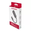 AXAGON USB 3.2 Gen 1 Type-A uz Gigabit Ethernet adapteris ADE-TR — 10/100/1000 Mbps, metāla titāna pelēks, 5000 Mbit/s