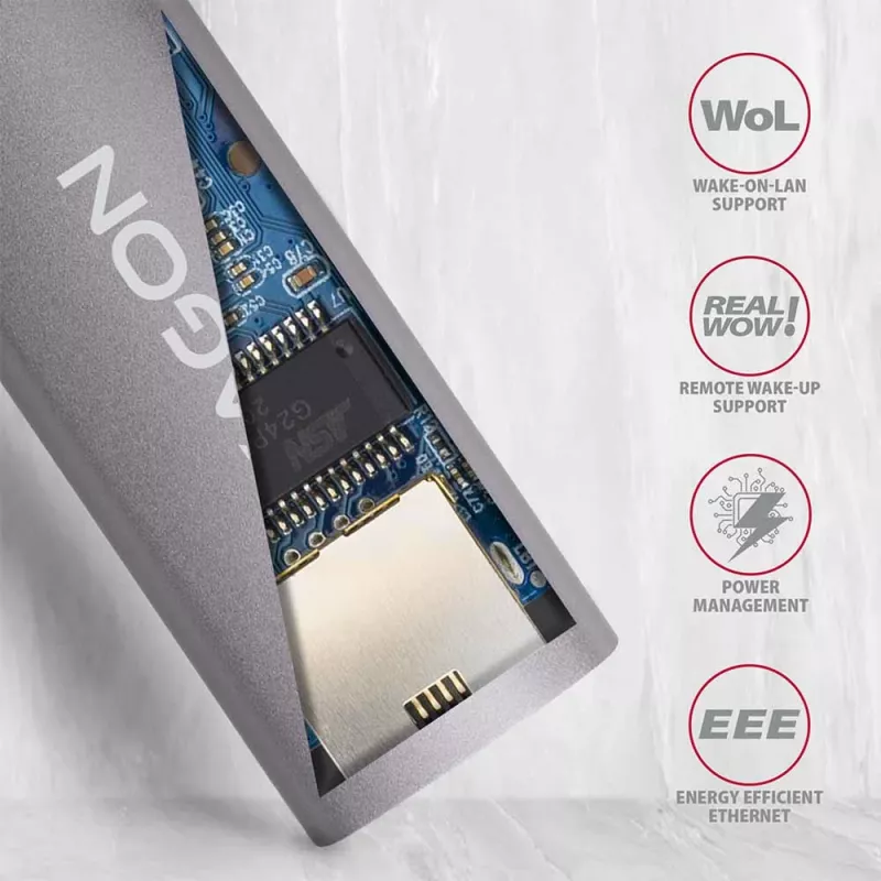 Tīkla karte Axagon ADE-TRC Ethernet 5000 Mbit/s