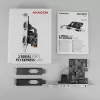 Axagon PCEA-S2N PCIe - 2x seriālo portu 250 kbps adapteris ar SP un LP