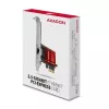 Axagon PCEE-G25 PCIe - 2.5 Gigabit Ethernet adapteris Realtek 8125, PXE, ar SP un LP