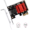 Iekšējā tīkla karte AXAGON PCEE-GIX — PCI Express, Ethernet, 5000 Mbit/s, IEEE 802.3/802.3ab/802.3u