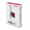 Iekšējā tīkla karte AXAGON PCEE-GIX — PCI Express, Ethernet, 5000 Mbit/s, IEEE 802.3/802.3ab/802.3u