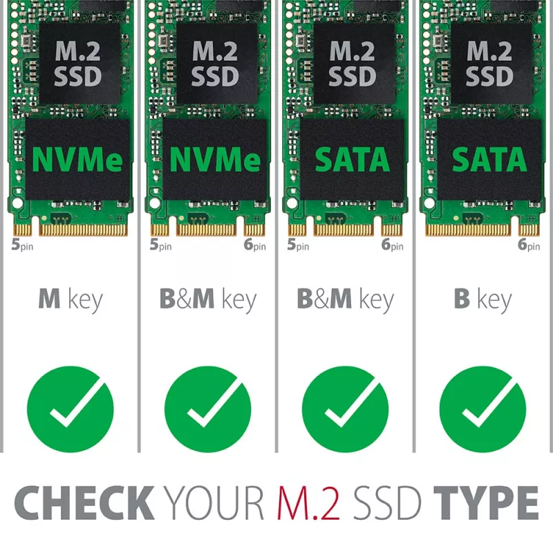 Axagon PCEM2-D PCIe x4 - M.2 NVMe M-key + SATA B-key slot adapteris ar SP un LP