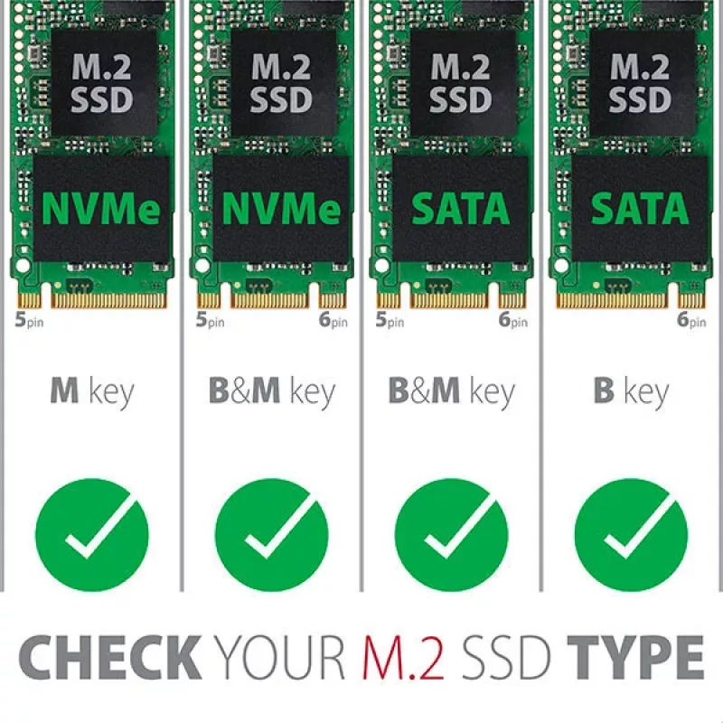 Axagon PCEM2-DC PCIe x4 - M.2 NVMe M-key + SATA B-key slot adapter w. cooler, SP & LP