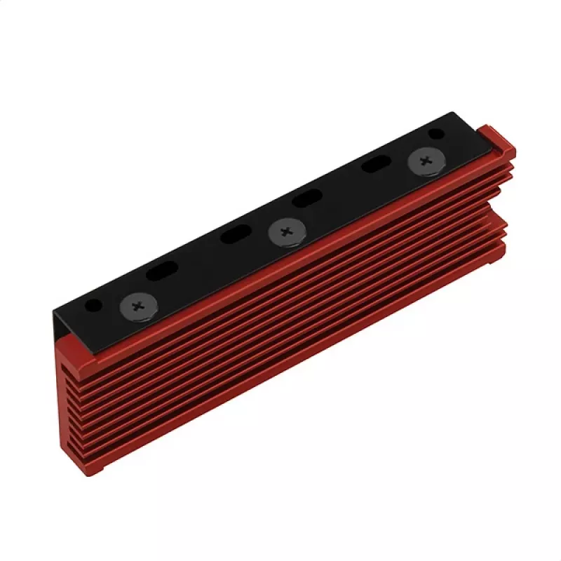 Axagon CRL-M2 Pasīvs alumīnija dzesētājs visiem M.2 SSD, izmērs 2280, augstums 12 mm.