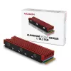 Axagon CRL-M2 Pasīvs alumīnija dzesētājs visiem M.2 SSD, izmērs 2280, augstums 12 mm.