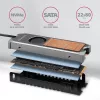Axagon CLR-M2FAN vara radiators ar ventilatoru vienpusējiem un divpusējiem M.2 SSD diskiem, izmērs 2280, augstums 13 mm.