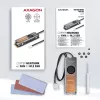 Axagon CLR-M2FAN vara radiators ar ventilatoru vienpusējiem un divpusējiem M.2 SSD diskiem, izmērs 2280, augstums 13 mm.