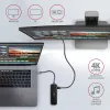 Axagon HMC-6GL USB 3.2 Gen 1 centrmezgls, 3x USB-A, HDMI 4k/30Hz, RJ-45, PD 100W, 20 cm USB-C kabelis