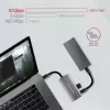 AXAGON HMC-4G2, USB-C 3.2 Gen 2 10 Gb/s centrmezgls, porti 2x USB-A + 2x USB-C, USB-C kabelis 13 cm