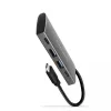 AXAGON HMC-4G2, USB-C 3.2 Gen 2 10 Gb/s centrmezgls, porti 2x USB-A + 2x USB-C, USB-C kabelis 13 cm