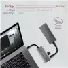 AXAGON HMC-4G2, USB-C 3.2 Gen 2 10 Gb/s centrmezgls, porti 2x USB-A + 2x USB-C, USB-C kabelis 13 cm
