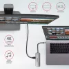 Axagon HMC-5 USB 3.2 Gen 1 centrmezgls, 2x USB-A, HDMI, SD/microSD, PD 100W, 20cm USB-C kabelis