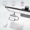 Axagon HMC-5 USB 3.2 Gen 1 centrmezgls, 2x USB-A, HDMI, SD/microSD, PD 100W, 20cm USB-C kabelis