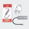 Axagon HMC-5 USB 3.2 Gen 1 centrmezgls, 2x USB-A, HDMI, SD/microSD, PD 100W, 20cm USB-C kabelis