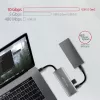 Axagon HMC-5G2 SPEEDSTER 5 vienā USB-C centrmezgls, 2x USB-A, 2x USB-C, HDMI, PD 60 W