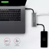 Axagon HMC-5G2 SPEEDSTER 5 vienā USB-C centrmezgls, 2x USB-A, 2x USB-C, HDMI, PD 60 W