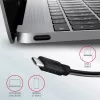 Axagon HMC-5G2 SPEEDSTER 5 vienā USB-C centrmezgls, 2x USB-A, 2x USB-C, HDMI, PD 60 W