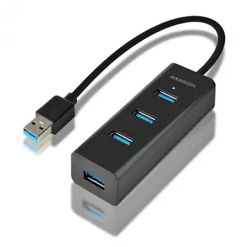 Axagon HUE-S2B 4x USB 3.0 CHARGING centrmezgls, barošana micro USB