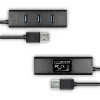 Axagon HUE-S2B 4x USB 3.0 CHARGING centrmezgls, barošana micro USB