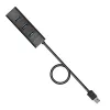 Axagon HUE-S2BL 4x USB 3.0 CHARGING centrmezgls ar 1,2 m kabeli, micro USB barošana