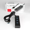 Axagon HUE-S2BL 4x USB 3.0 CHARGING centrmezgls ar 1,2 m kabeli, micro USB barošana