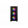MSI MAG Forge M100R Midi Tower melns, caurspīdīgs