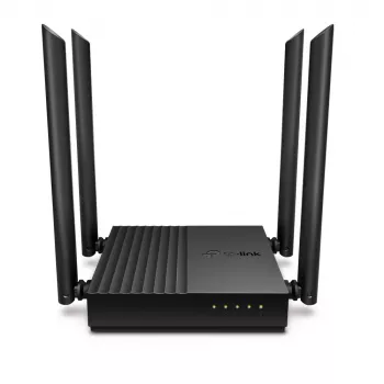 TP-Link ARCHER A64 bezvadu maršrutētājs Gigabit Ethernet Divjoslu (2,4 GHz / 5 GHz) Melns