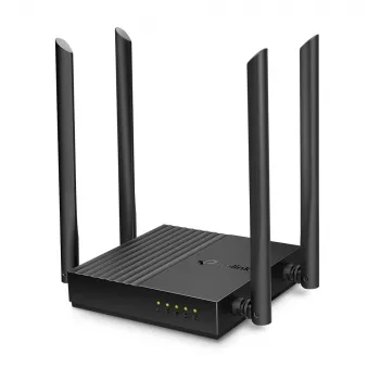 TP-Link ARCHER A64 bezvadu maršrutētājs Gigabit Ethernet Divjoslu (2,4 GHz / 5 GHz) Melns