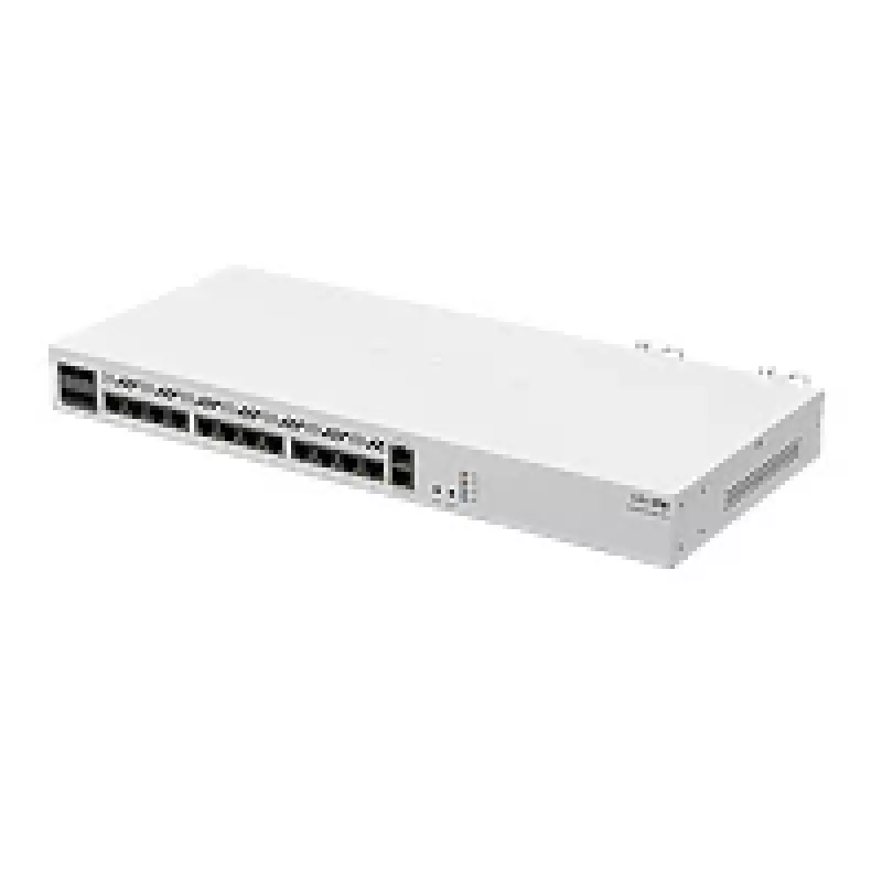 Vadu maršrutētājs MikroTik CCR2116-12G-4S+ — 13x Gigabit RJ-45, 4x SFP+, 2000 MHz, DDR4, balts