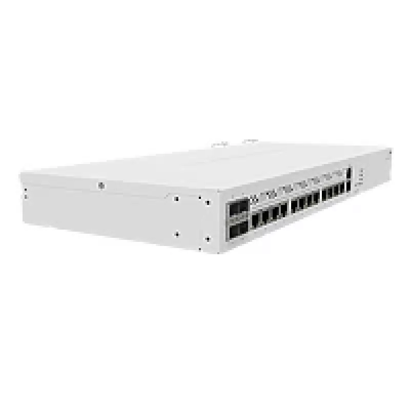 Vadu maršrutētājs MikroTik CCR2116-12G-4S+ — 13x Gigabit RJ-45, 4x SFP+, 2000 MHz, DDR4, balts
