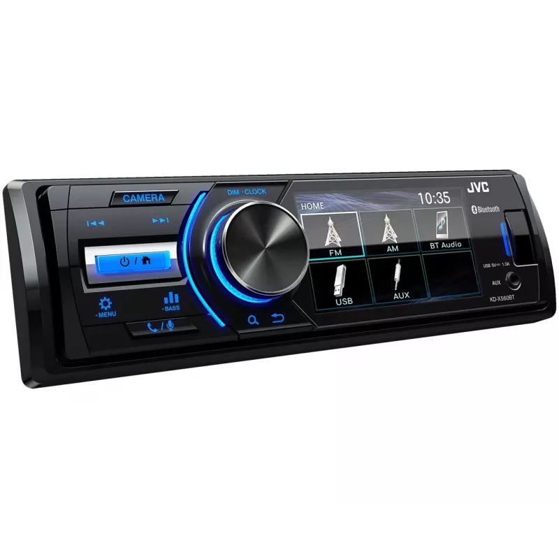 JVC KD-X560BT Melns 180 W Bluetooth