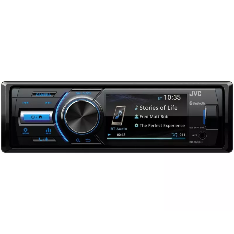JVC KD-X560BT Melns 180 W Bluetooth