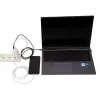 IBOX mobilās ierīces lādētājs ILUC65W, 65W, 2x USB-C + 1x USB-A, balts, 1,5 m kabelis