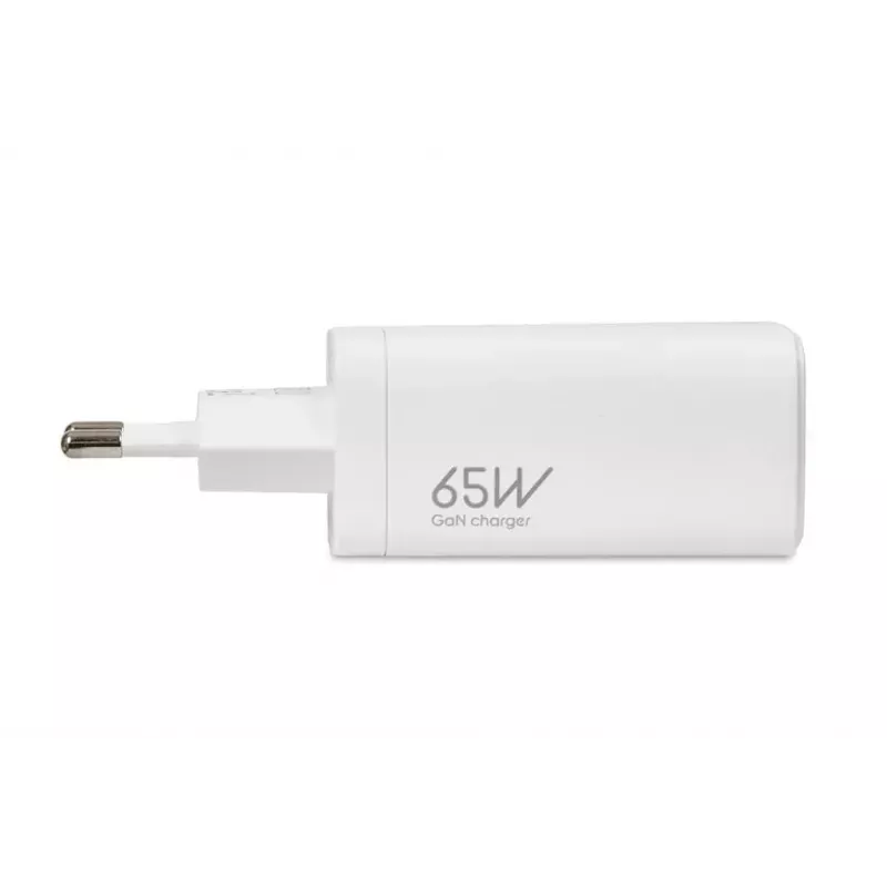 IBOX mobilās ierīces lādētājs ILUC65W, 65W, 2x USB-C + 1x USB-A, balts, 1,5 m kabelis