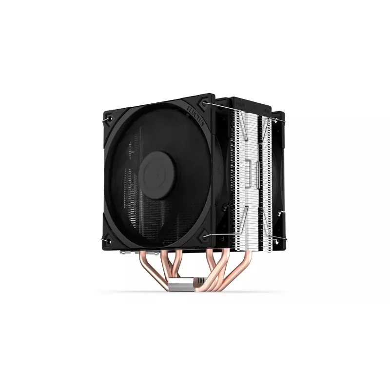 Gaisa dzesētājs ENDORFY Fera 5 Dual Fan — 2x 120 mm PWM ventilatori, 4 siltuma caurules, TDP 220 W, saderīgs ar LGA 2011 un dažādiem ligzdām, melns