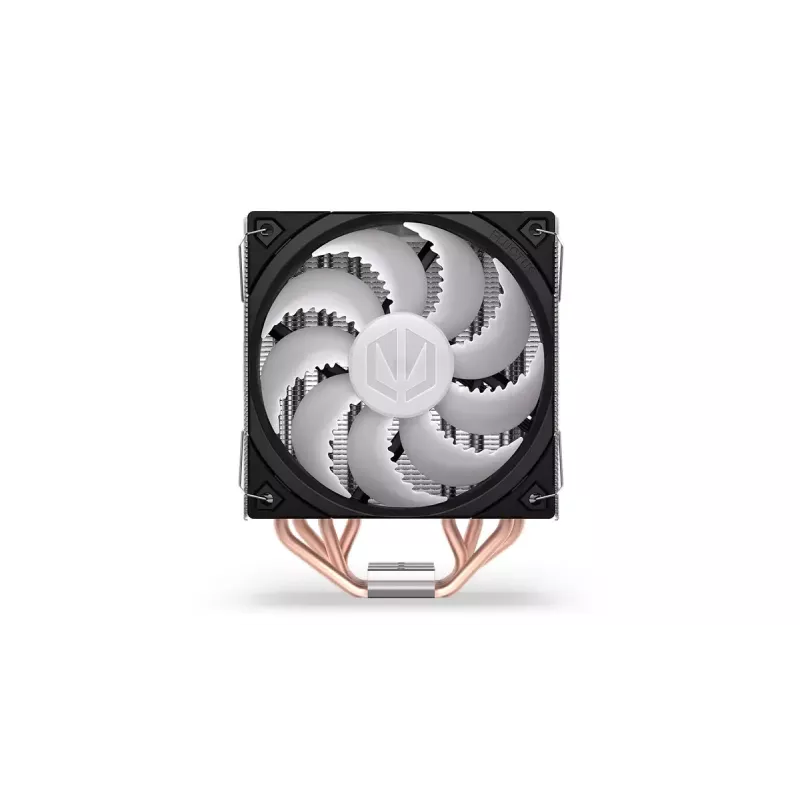 Gaisa dzesētājs ENDORFY Fera 5 ARGB 120 mm melns — 4 siltuma caurules, 1x120 mm PWM ventilators, TDP 220 W, augstums 155 mm