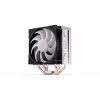 Gaisa dzesētājs ENDORFY Fera 5 ARGB 120 mm melns — 4 siltuma caurules, 1x120 mm PWM ventilators, TDP 220 W, augstums 155 mm