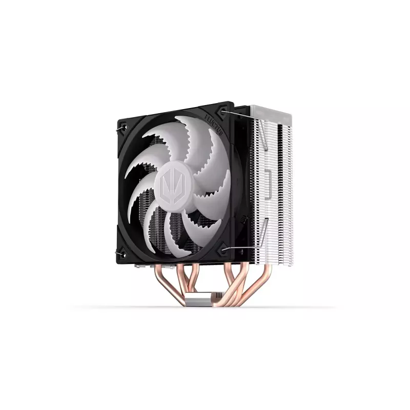 Gaisa dzesētājs ENDORFY Fera 5 ARGB 120 mm melns — 4 siltuma caurules, 1x120 mm PWM ventilators, TDP 220 W, augstums 155 mm