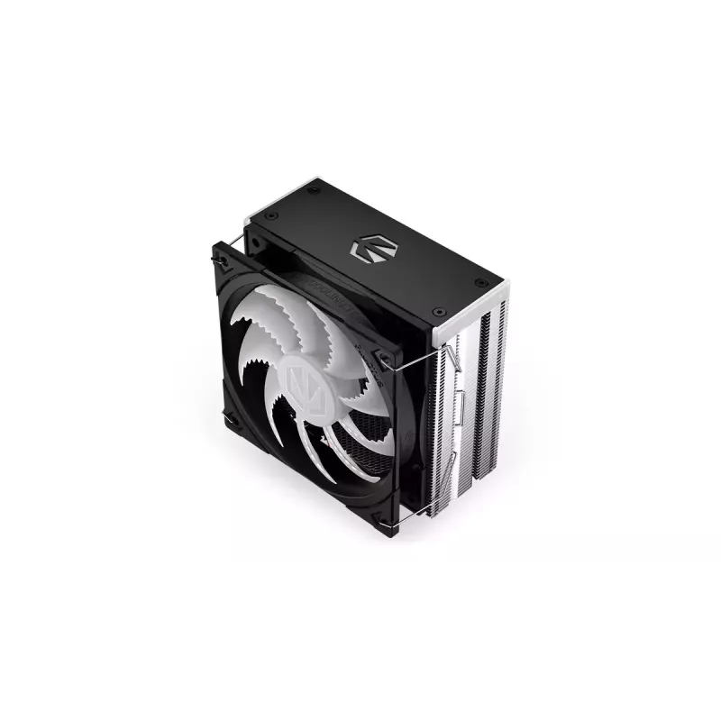 Gaisa dzesētājs ENDORFY Fera 5 ARGB 120 mm melns — 4 siltuma caurules, 1x120 mm PWM ventilators, TDP 220 W, augstums 155 mm