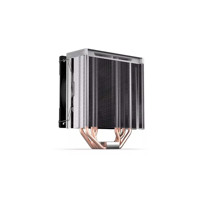 Gaisa dzesētājs ENDORFY Fera 5 ARGB 120 mm melns — 4 siltuma caurules, 1x120 mm PWM ventilators, TDP 220 W, augstums 155 mm