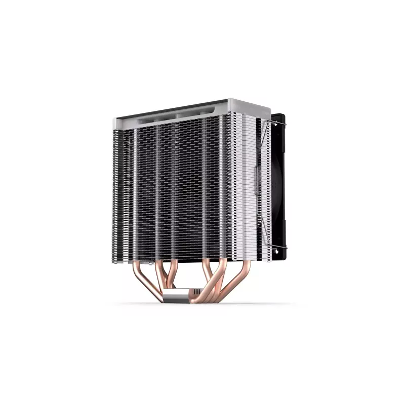 Gaisa dzesētājs ENDORFY Fera 5 ARGB 120 mm melns — 4 siltuma caurules, 1x120 mm PWM ventilators, TDP 220 W, augstums 155 mm