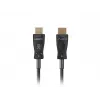 LANBERG HDMI kabelis - M/m V2.1 Optical AOC - 30m Melns