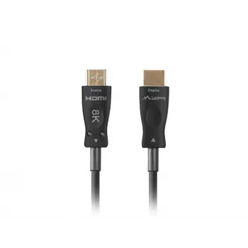 LANBERG HDMI kabelis - M/m v2.1 Optical Aoc - 40m Melns