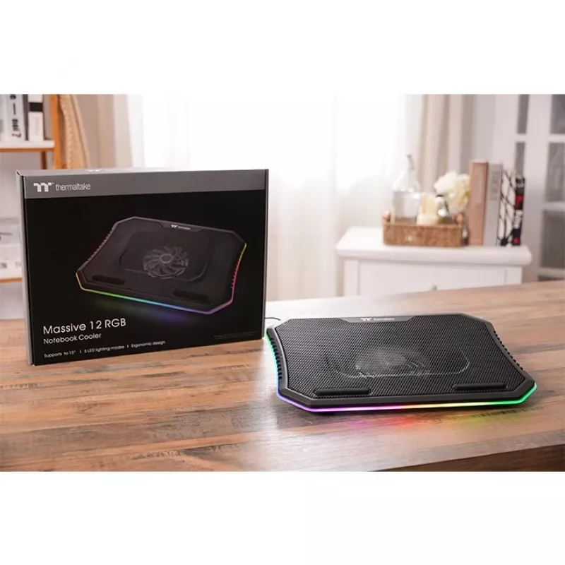 THERMALTAKE klēpjdatora dzesētājs - Massive 12 RGB - 15 inch