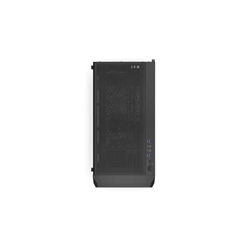 PC korpuss ENDORFY Regnum 400 ARGB Tower Black — ATX, rūdīts stikls, ARGB, 3x120mm priekšā, 1x120mm aizmugurē, atbalsta GPU līdz 37 cm