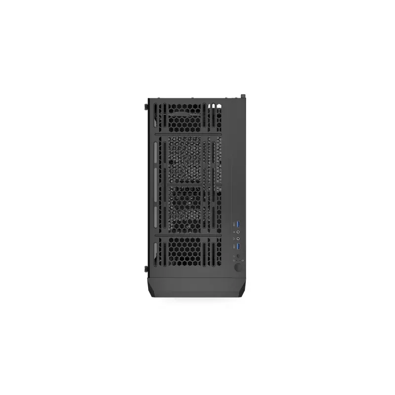 PC korpuss ENDORFY Regnum 400 ARGB Tower Black — ATX, rūdīts stikls, ARGB, 3x120mm priekšā, 1x120mm aizmugurē, atbalsta GPU līdz 37 cm