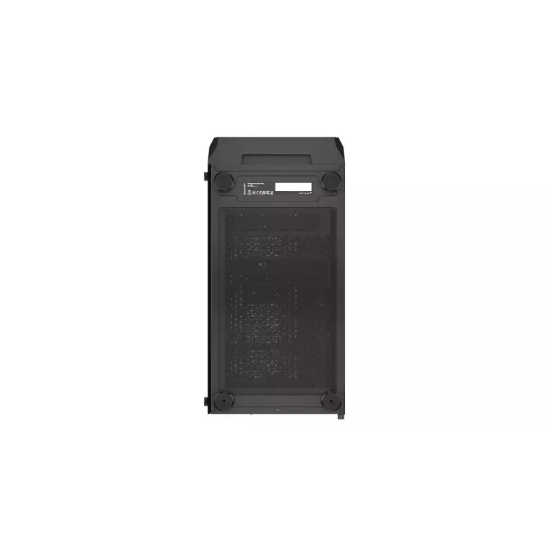 PC korpuss ENDORFY Regnum 400 ARGB Tower Black — ATX, rūdīts stikls, ARGB, 3x120mm priekšā, 1x120mm aizmugurē, atbalsta GPU līdz 37 cm
