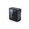 PC korpuss ENDORFY Regnum 400 ARGB Tower Black — ATX, rūdīts stikls, ARGB, 3x120mm priekšā, 1x120mm aizmugurē, atbalsta GPU līdz 37 cm