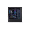 PC korpuss ENDORFY Regnum 400 ARGB Tower Black — ATX, rūdīts stikls, ARGB, 3x120mm priekšā, 1x120mm aizmugurē, atbalsta GPU līdz 37 cm
